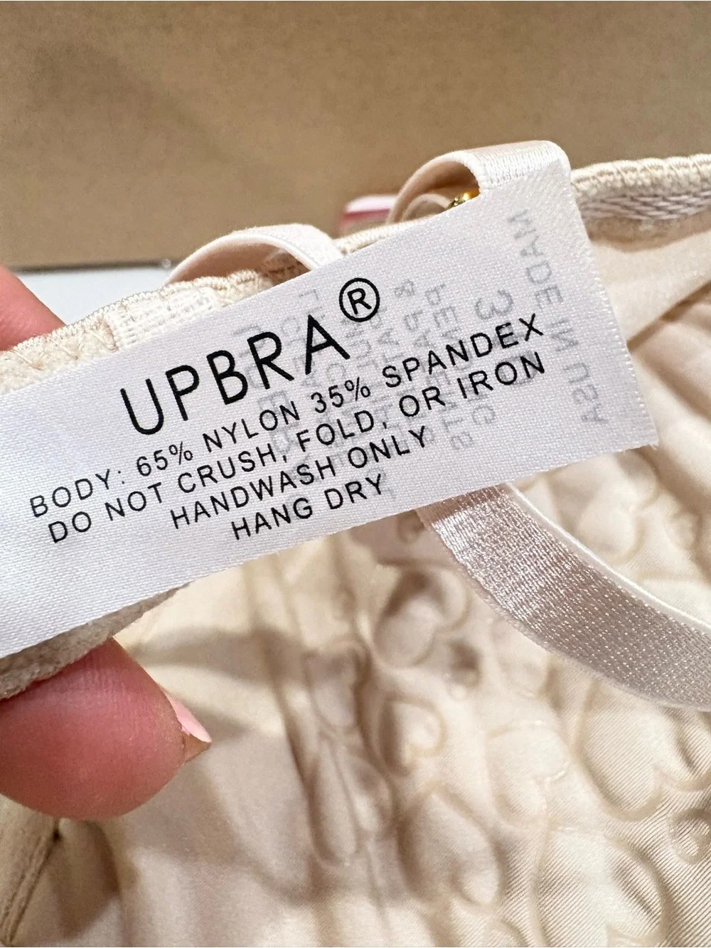 UpBra Nude Strapless Convertible Push-Up Bra